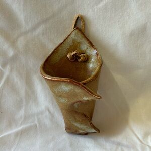 Pottery Handmade Wall Pocket